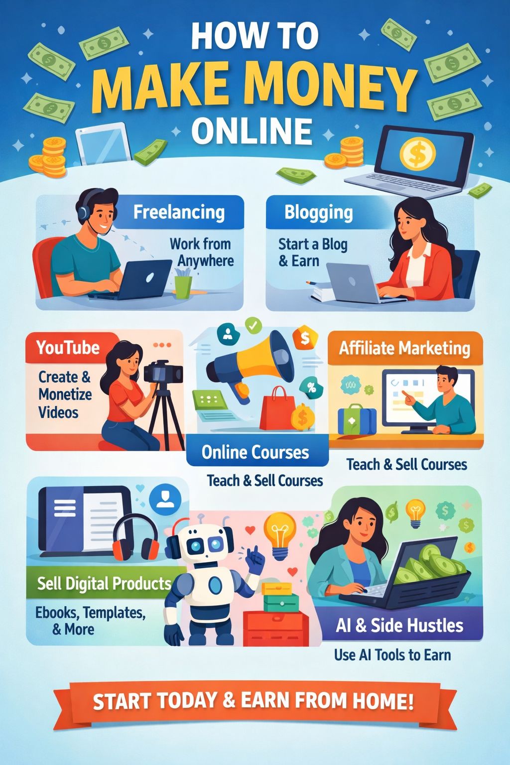 Earning Many How to Make Money Online Easily in 2026: A Complete Beginner’s Guide ...