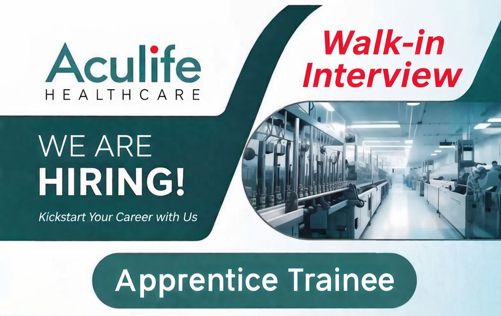 Aculife Healthcare Apprentice Opportunity