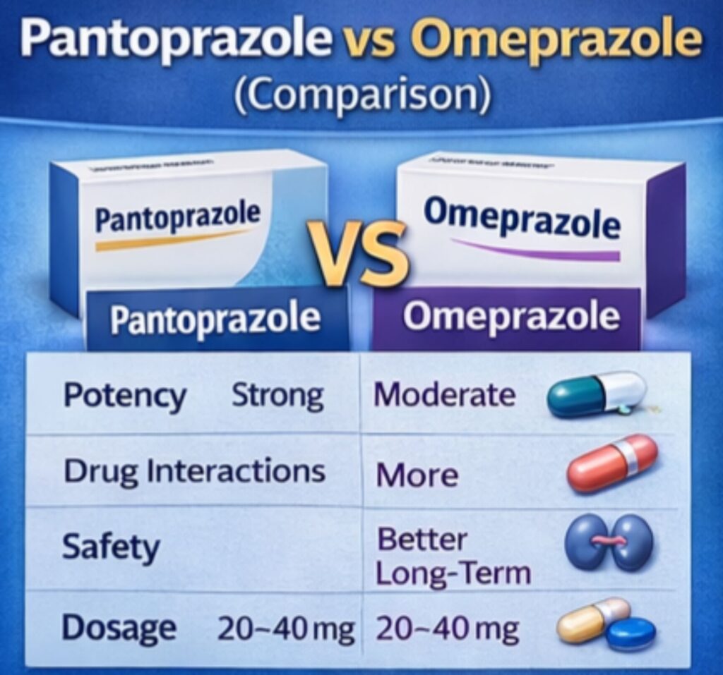 Pantoprazole vs Other PPIs