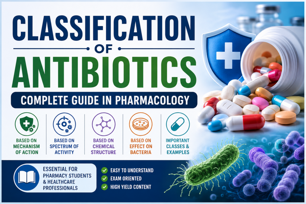 Classification of Antibiotics: Complete Guide in Pharmacology